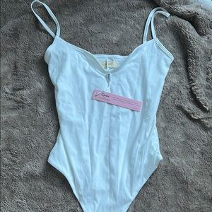 Bodysuit with V neck Size XS